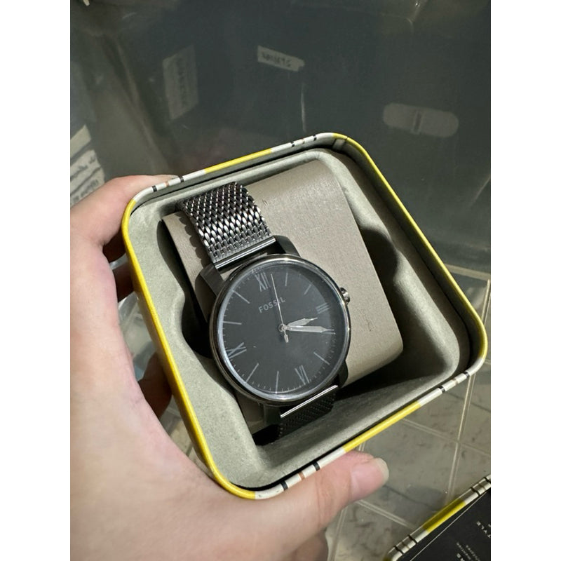 Orig Men Watch stainless & leather