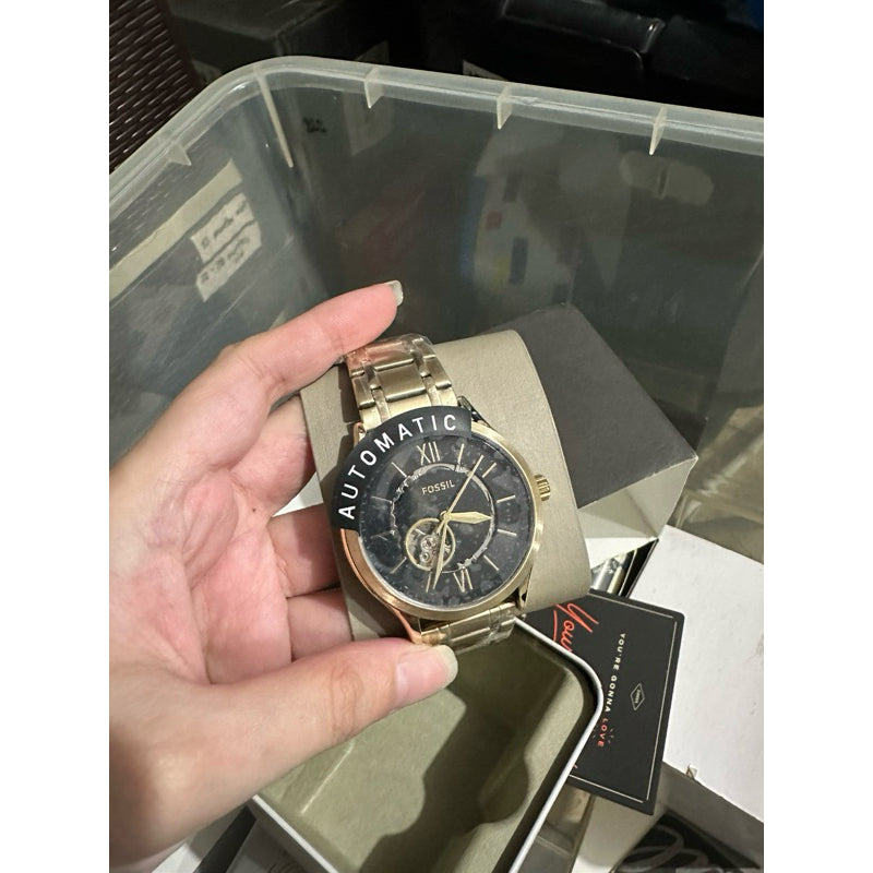 Orig Men Watch stainless & leather