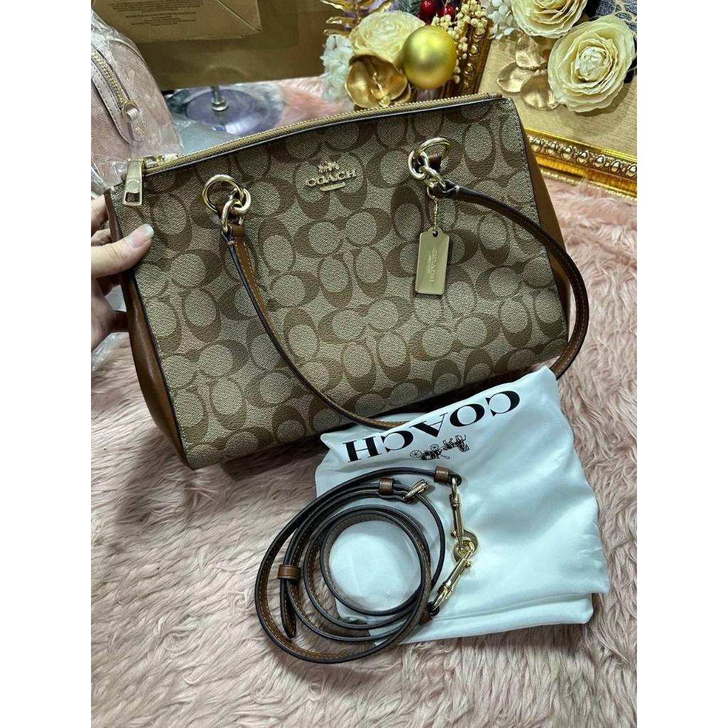ORIG Preloved CCH Etta Carryall Large Khaki Brown Bag