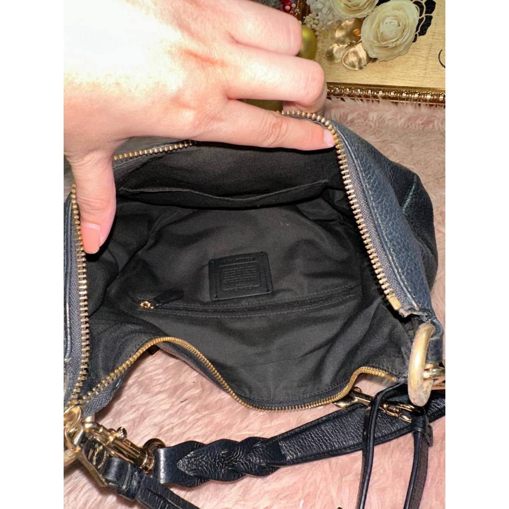 ORIG Preloved CCH Jules Hobo Large Shoulder Black Bag