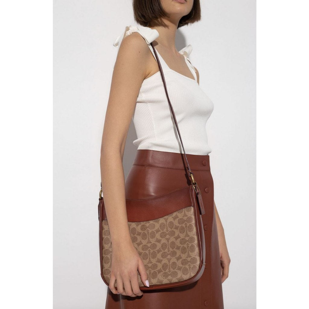 ORIG & IMPORTED CCH Retail Chaise Crossbody Bag In Signature Canvas Brown Tan