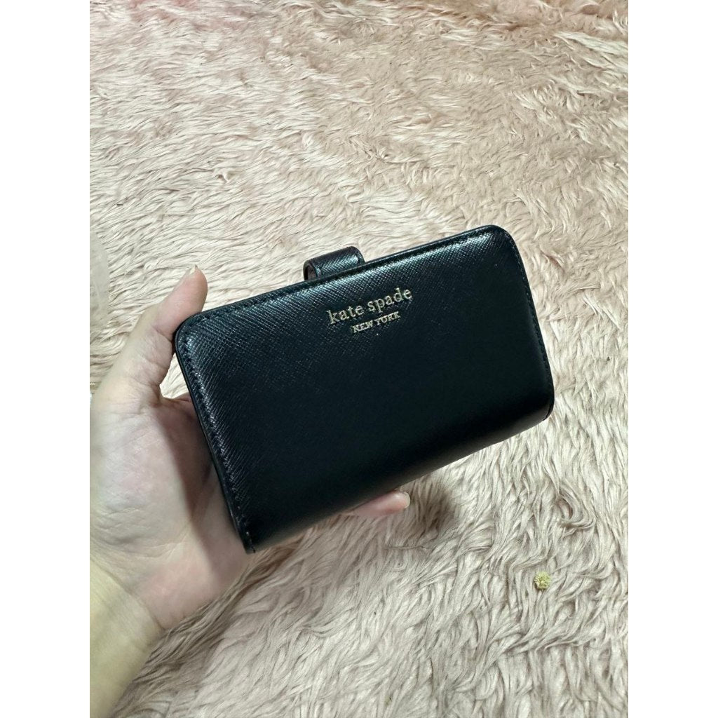 ORIG & IMPORTED KS Spencer Compact Medium Wallet Black