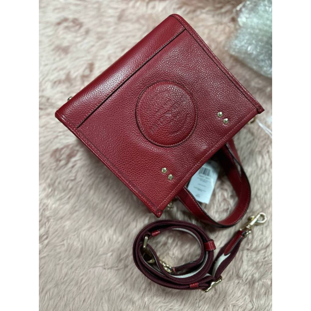 ORIG & IMPORTED CCH Dempsey Tote Bag 22 With Heart Charm Red Bag