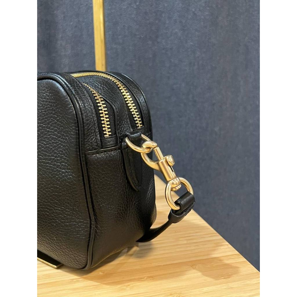 ORIG Preloved CCH Rare Jes Crossbody Double Zip Black Bag