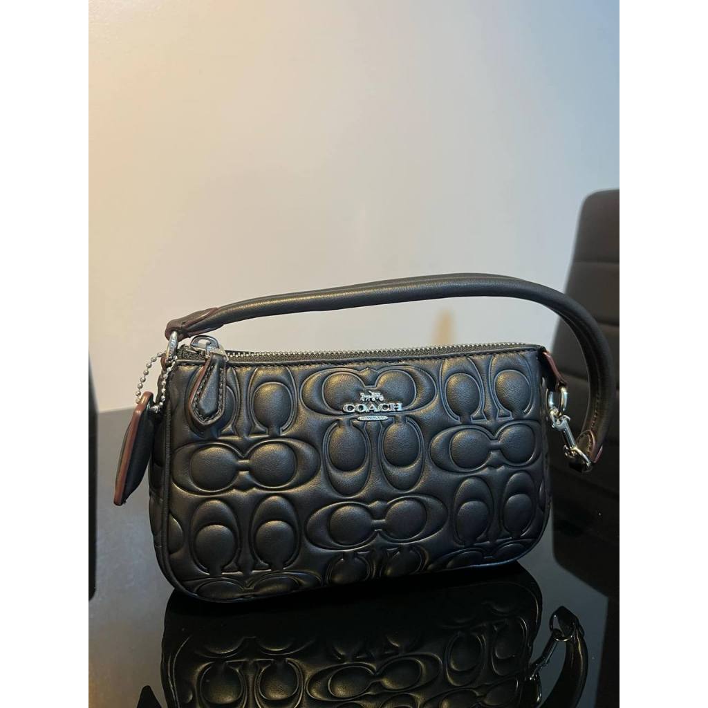 ORIG Preloved CCH Nolita 19 In Signature Leather Black Small Bag