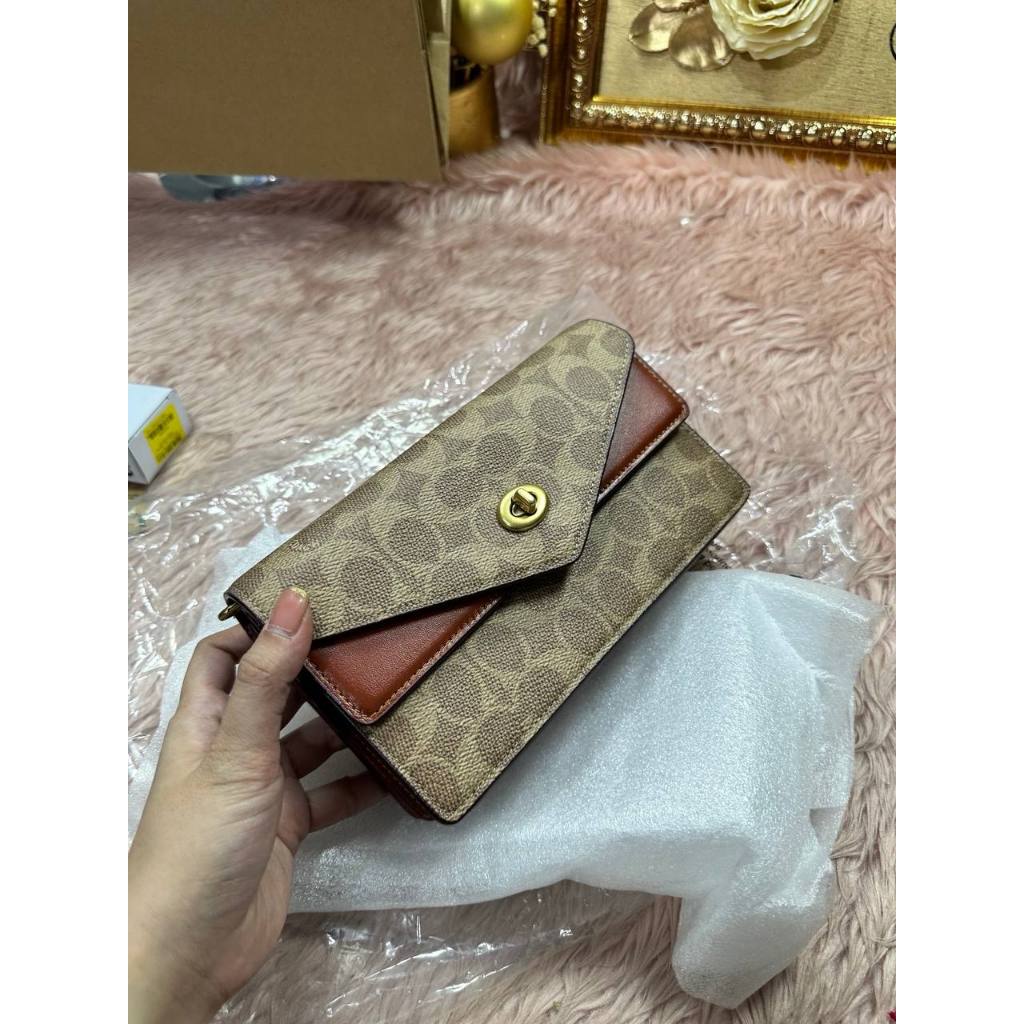 ORIG & IMPORTED CCH Retail Aster Crossbody In Signature Canvas Brown Bag