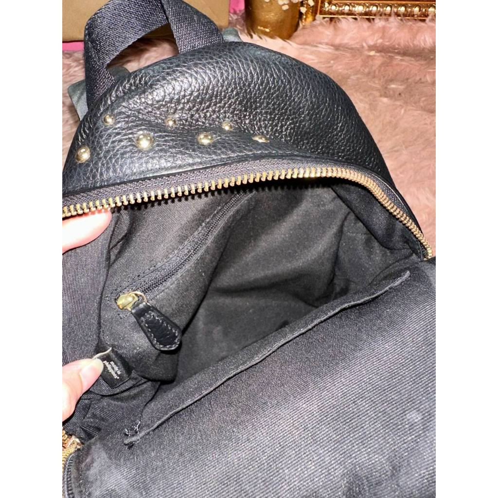 ORIG Preloved CCH Mini Charlie Backpack with studs small black bag