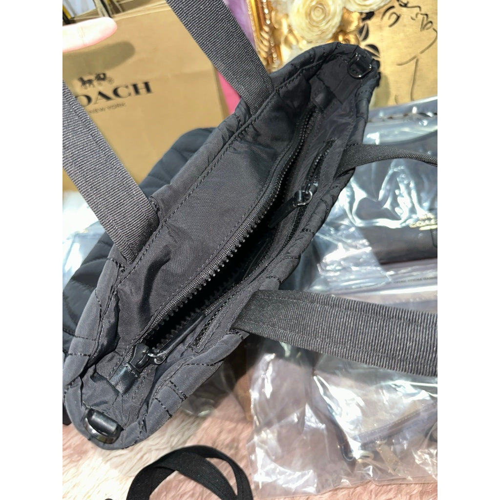 ORIG Preloved KS Ellie Small Tote Nylon Black Bag