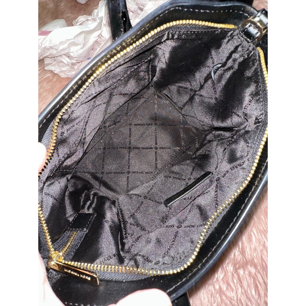 ORIG Preloved MK Avril Small Satchel Black Bag