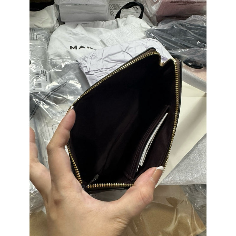 ORIG & IMPORTED CCH Large Corner Zip Wristlet Phone Wallet In Signature Canvas Brown/Khaki