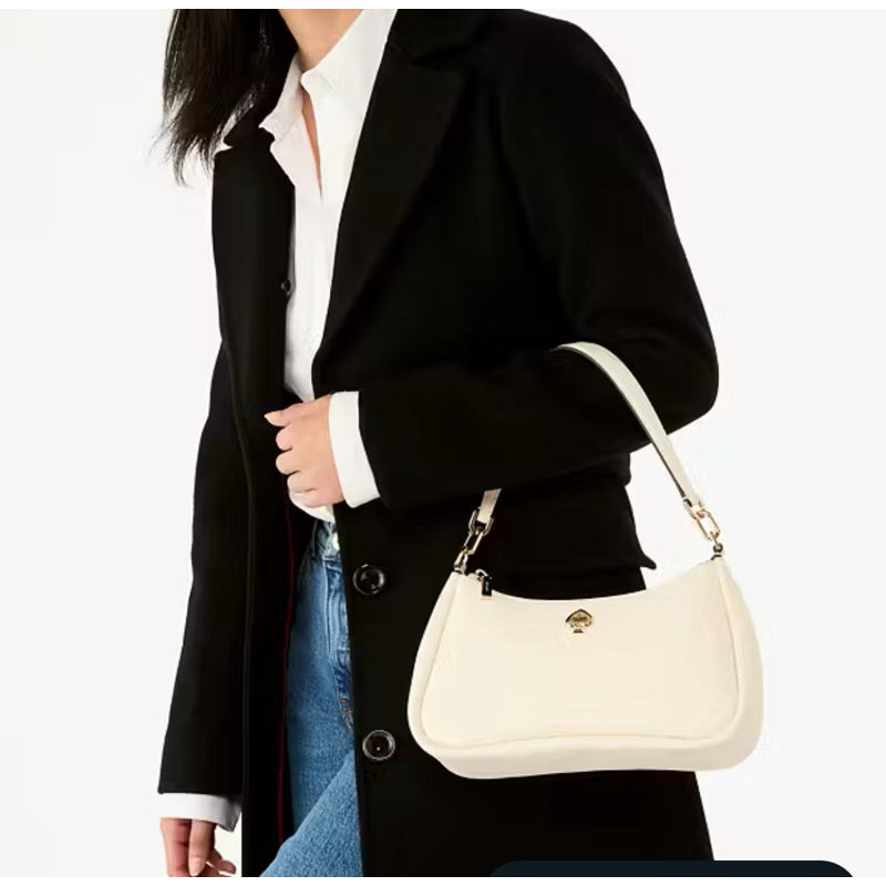 ORIG & IMPORTED KS Kayla Small Convertible Shoulder Bag White black brown red