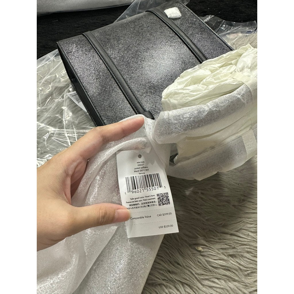 ORIG & IMPORTED KS Kenzie Small Tote Bag in Black