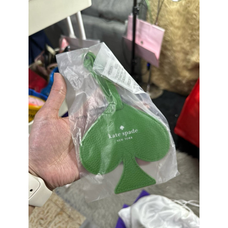 ORIG & IMPORTED KS Luggage Tag Bag Charm green