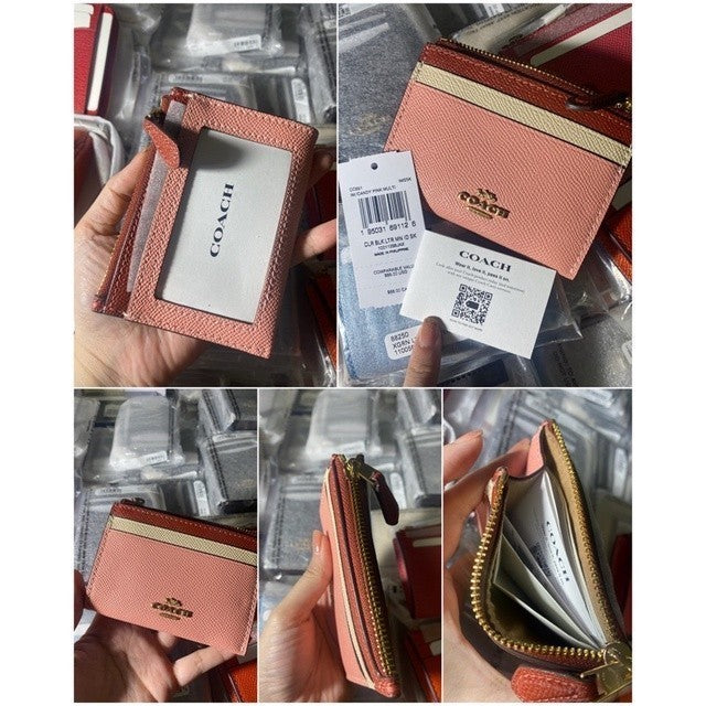 ORIG & IMPORTED Co@ch MINI SKINNY ID CASE CARD HOLDER SMALL WALLET - ORIG, US IMPORTED
