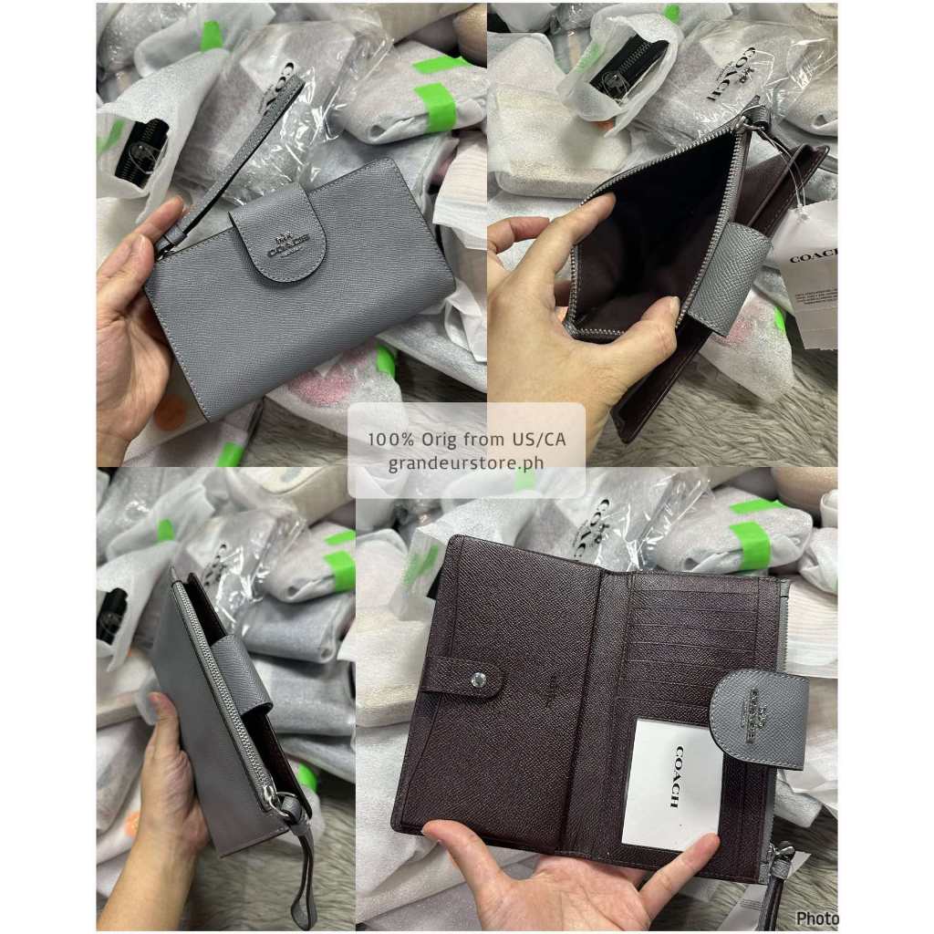 ORIG & IMPORTED CCH Phone Tech Long Wallet Brown Black
