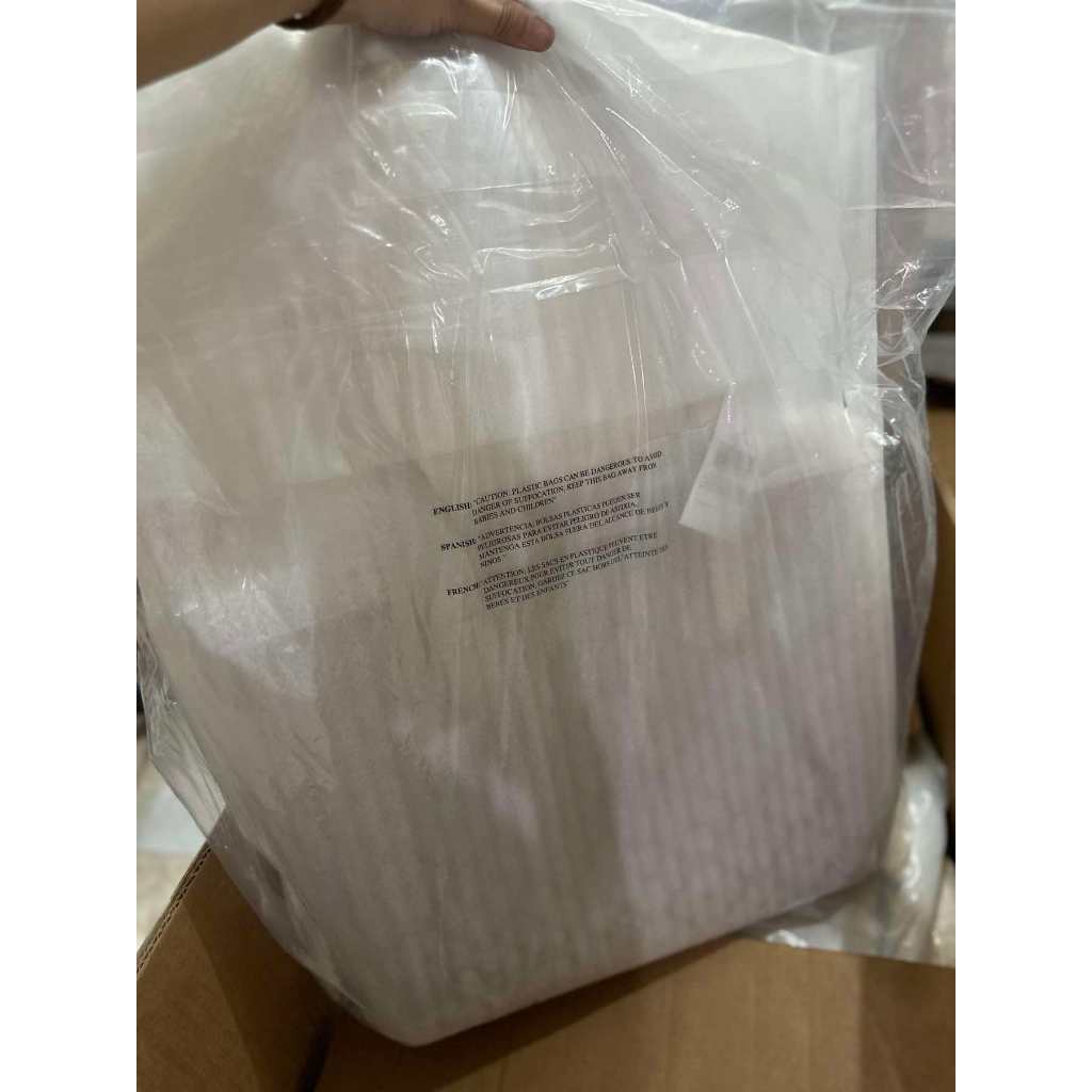 ORIG & IMPORTED KS Signature Spade Flower Large Tote Bag Beige