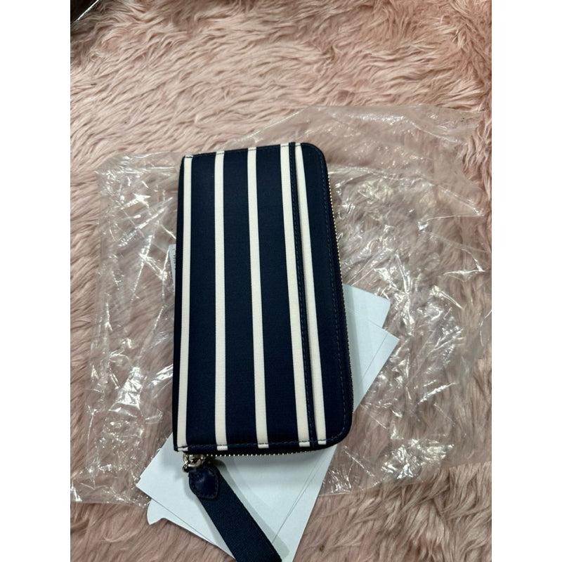 ORIG & IMPORTED KS Chelsea Nylon Large Continental Long Wallet BLACK
