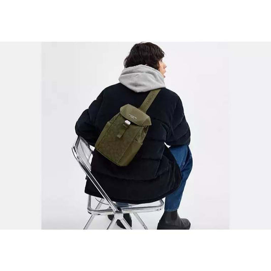 ORIG & IMPORTED CCH Racer Pack In Signature Jacquard Green Body Bag