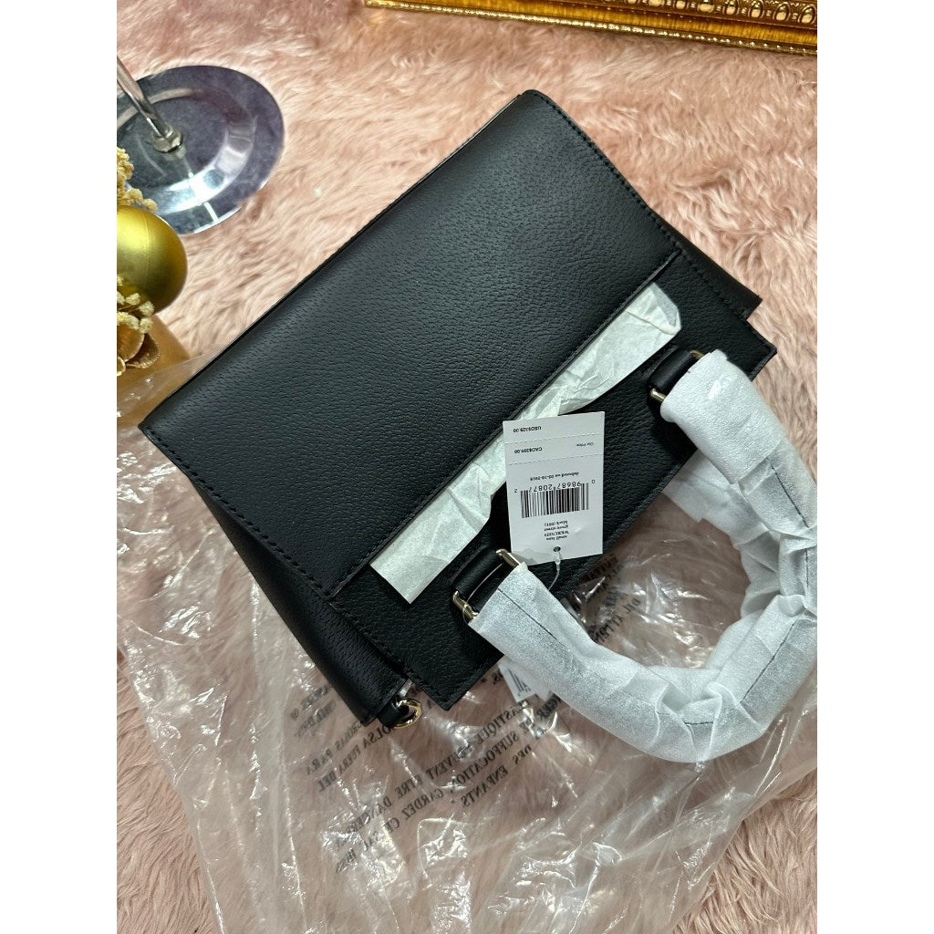 ORIG & IMPORTED KS Lana Satchel Black Bag