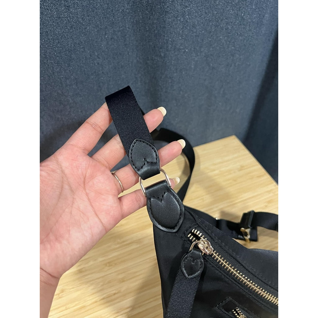 ORIG & Imported KS Chelsea Nylon Belt Bag Black