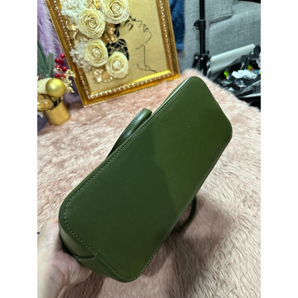 ORIG & IMPORTED KS Sadie Medium Dome Satchel Enchanted Green Bag