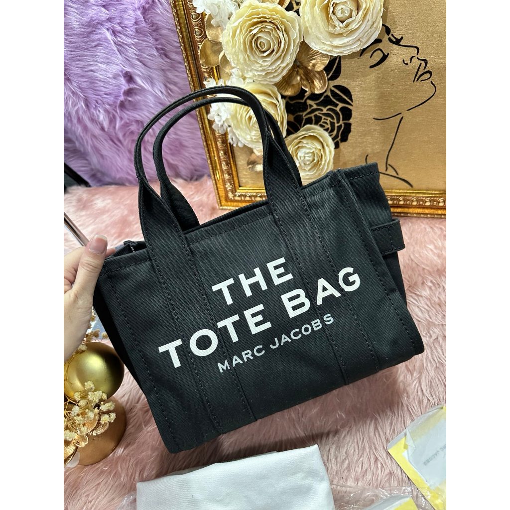 ORIG & IMPORTED Preloved MJ The Small Tote Black Bag canvas