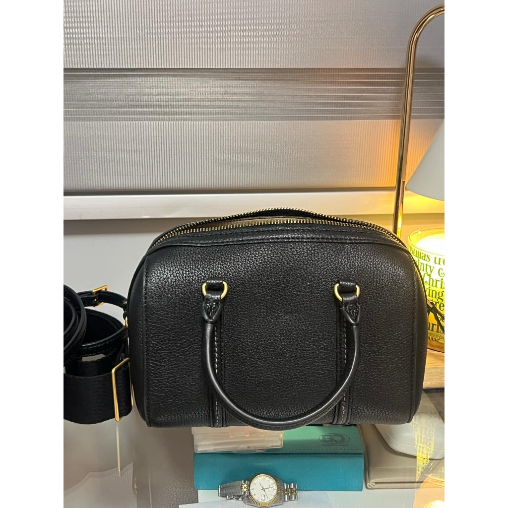 ORIG & IMPORTED TB Mini Thea Satchel Dome Duffle Black Bag