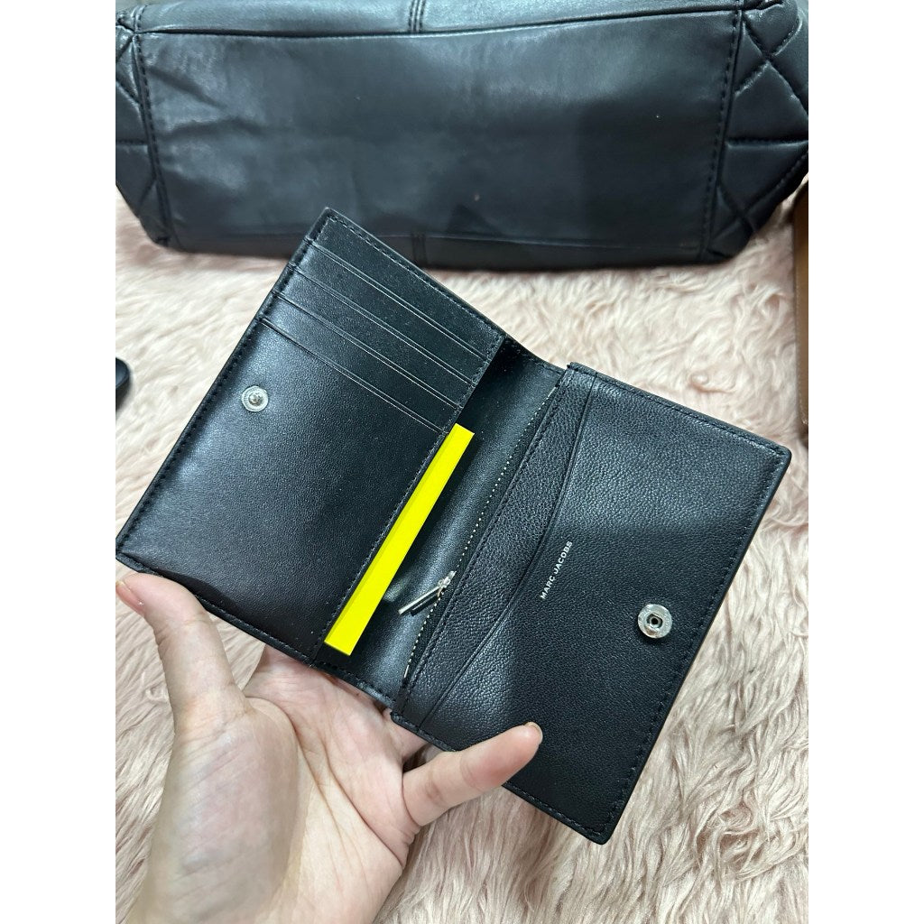 ORIG & IMPORTED MJ The Slim 84 Flap Bifold Black Wallet