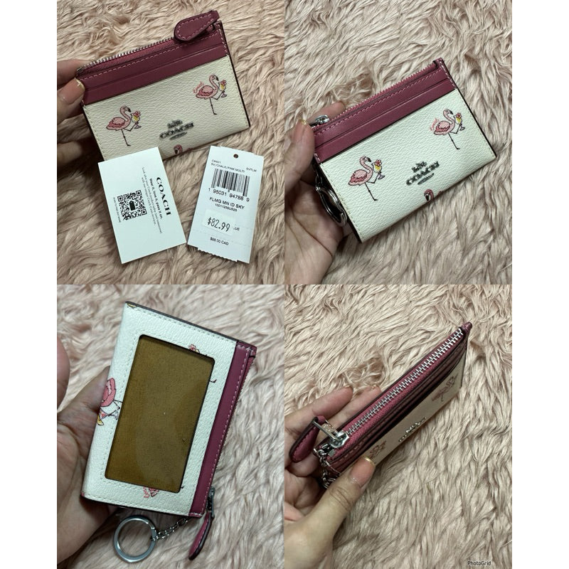 ORIG & IMPORTED Co@ch MINI SKINNY ID CASE CARD HOLDER SMALL WALLET - ORIG, US IMPORTED