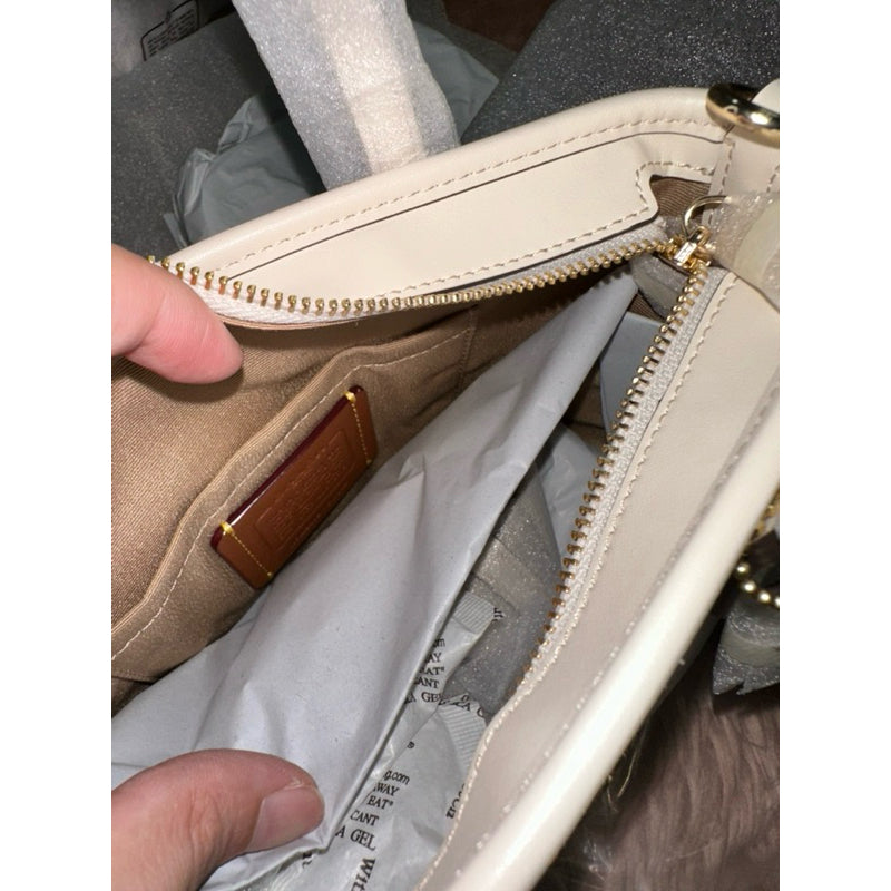 ORIG & IMPORTED CCH City Mini Tote Bag In Signature Canvas White Bag