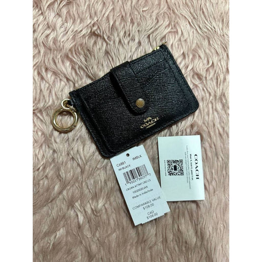 ORIG & IMPORTED Preloved CCH Attachment Card Case Slim Black Wallet
