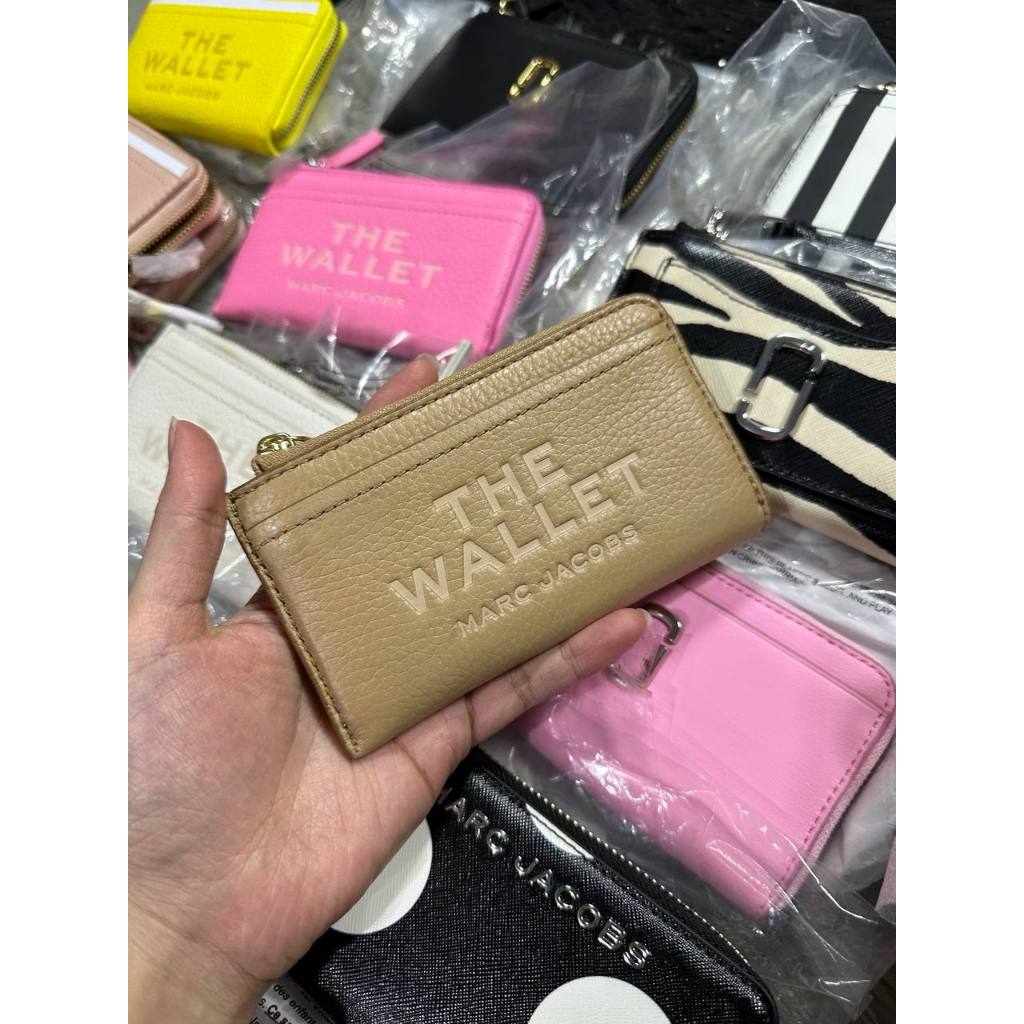 ORIG & IMPORTED MJ The Leather Top Zip Multi Card Slim Small Wallet