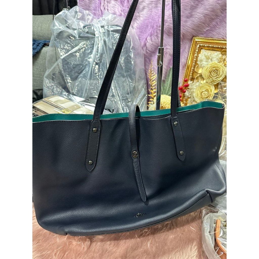 ORIG Preloved CCH Market Large Tote Blue Bag