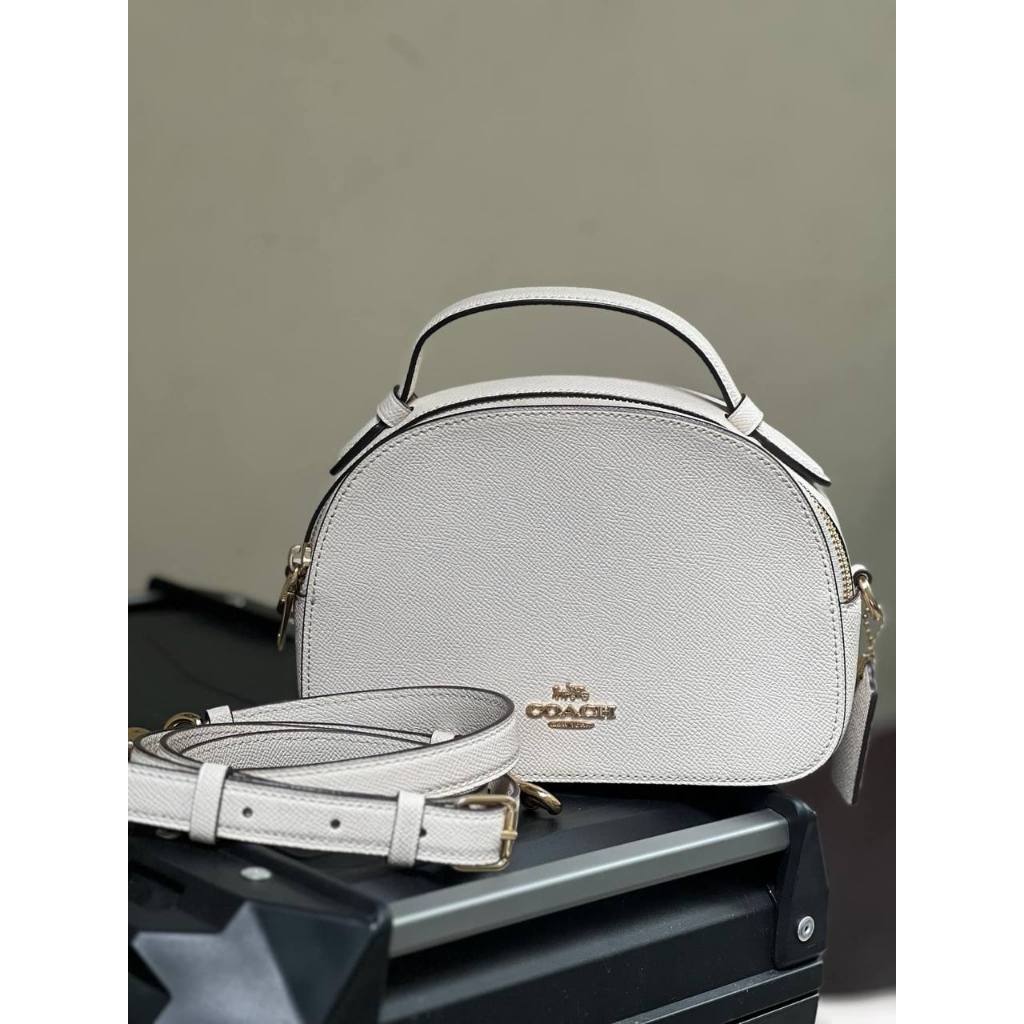 ORIG Preloved CCH RARE Serena Satchel White Chalk Bag