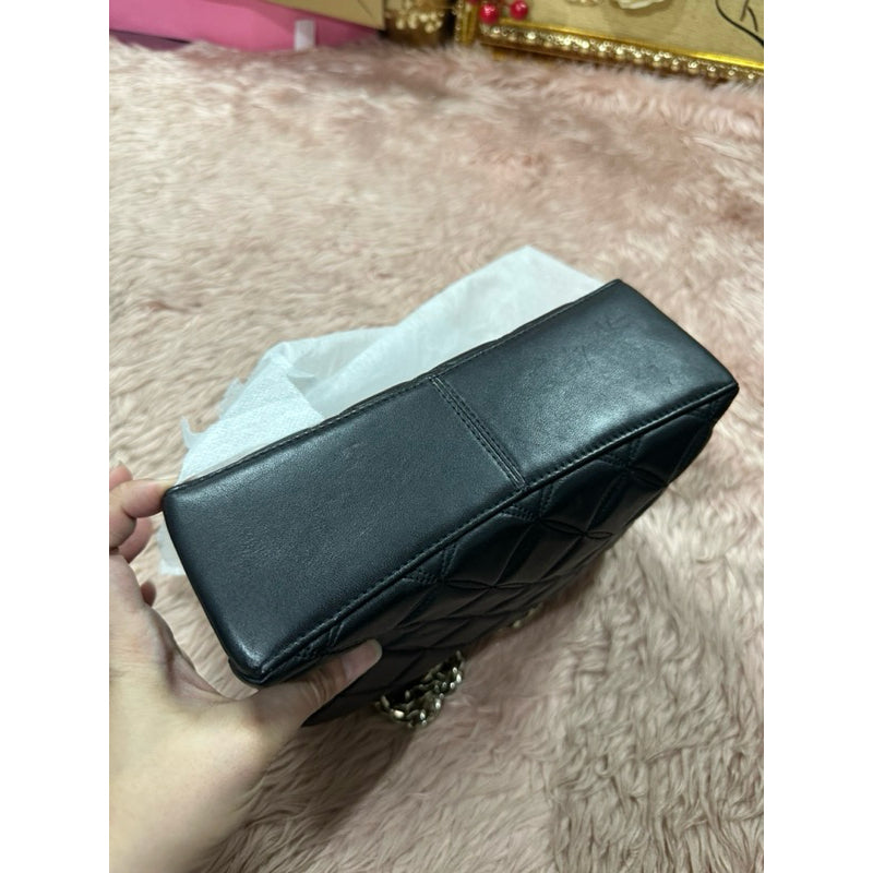 ORIG PRELOVED Natalia Small Flap Crossbody Black Bag