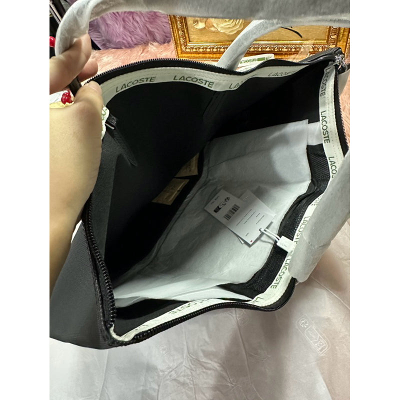 ORIG & IMPORTED Black LCT Concept Zip Tote Bag Small & Large
