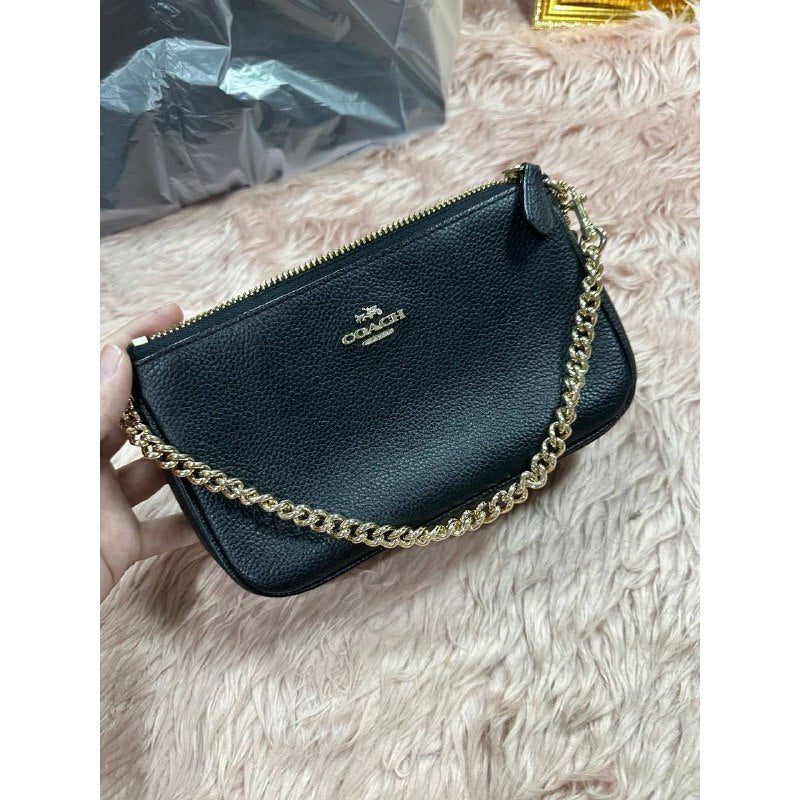 ORIG Preloved CCH RARE Nolita 19 Shoulder Small Black Chain Bag