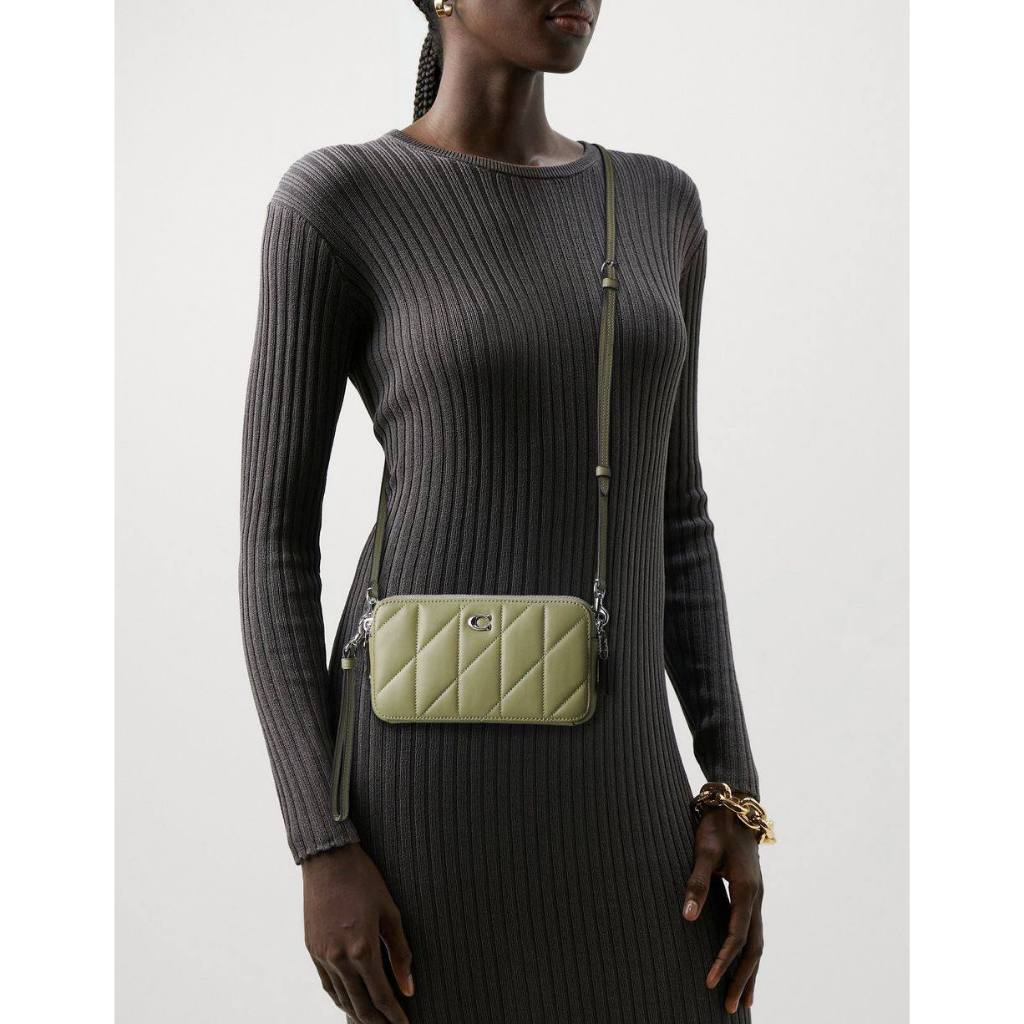 ORIG & IMPORTED CCH Retail Kira Crossbody With Pillow Quilting Small Sage Green Bag