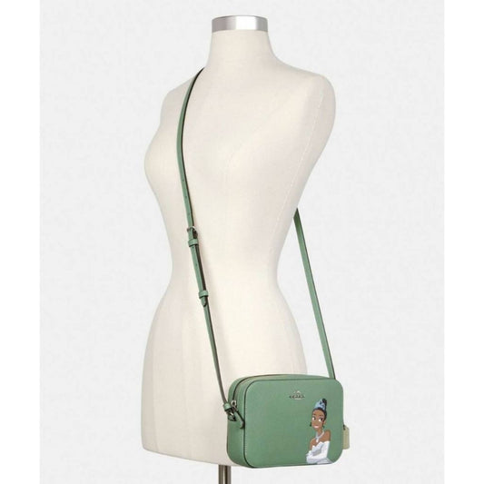 ORIG Preloved Disney X CCH RARE Mini Camera Bag With Tiana Green Small Bag