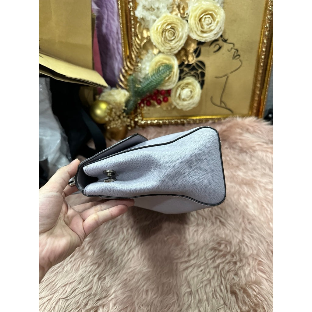 ORIG Preloved MK Grey Medium Ava Top Handle Bag
