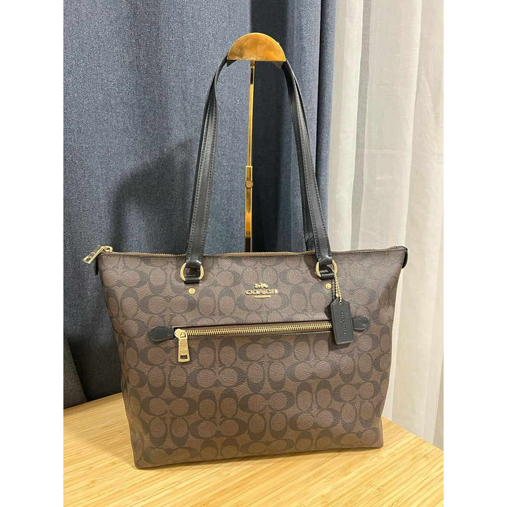 ORIG Preloved CCH Gallery Large Tote In Signature Canvas Brown