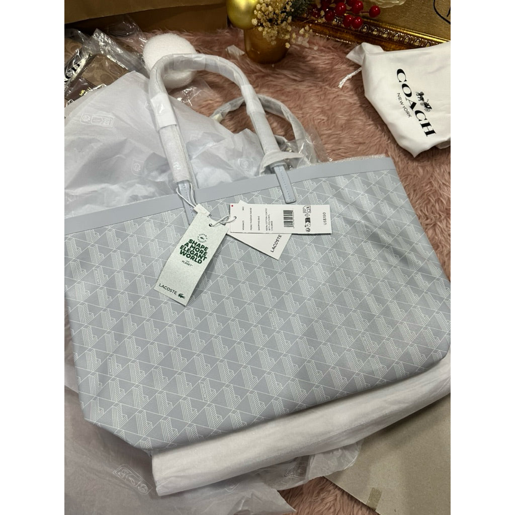 ORIG & IMPORTED LCT Women's Zely Tote with Pouch Light Blue Medium Bag