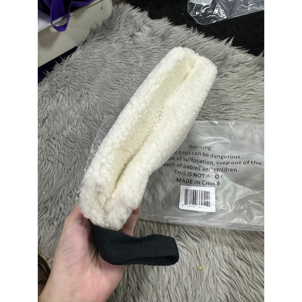 ORIG & IMPORTED KS Sherpa Pouch WHITE