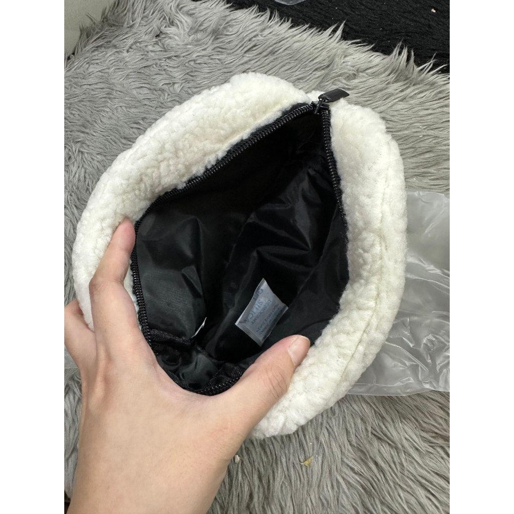 ORIG & IMPORTED KS Sherpa Pouch WHITE