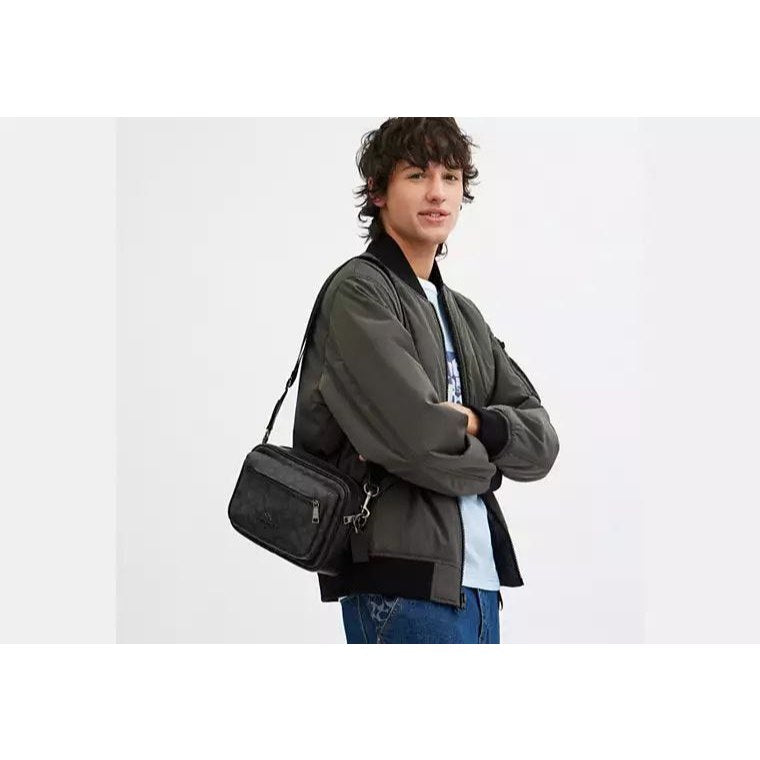 ORIG & IMPORTED CCH Elias Crossbody In Signature Canvas Black men Bag