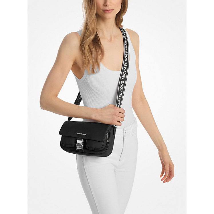 ORIG & IMPORTED MK Khai Medium Nylon Messenger Black Bag Unisex