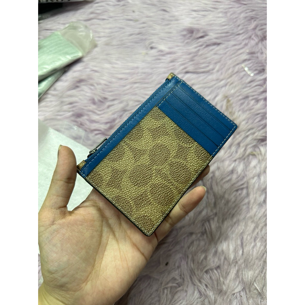 ORIG & IMPORTED CCH Men Zip Card Holder Slim Wallet