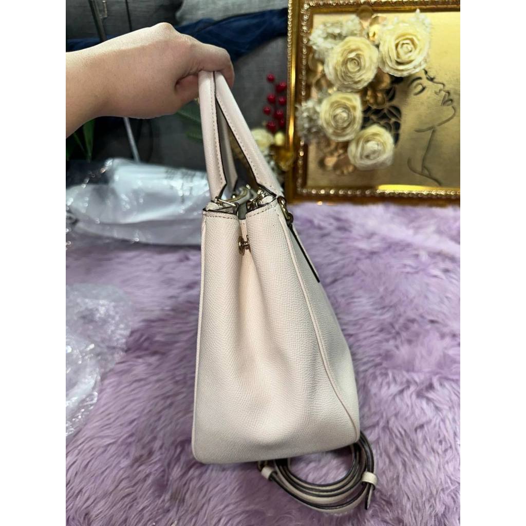 ORIG Preloved CCH Surrey Carryall Satchel White Bag