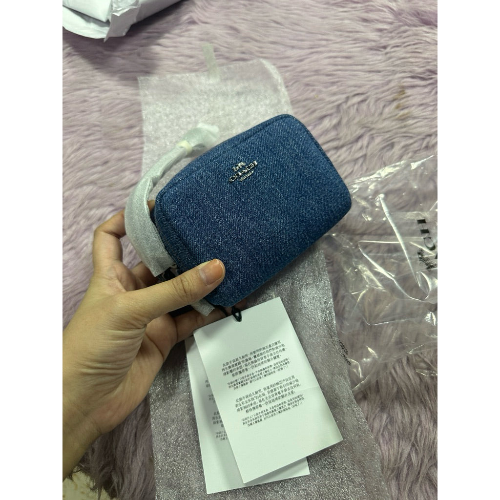 ORIG & IMPORTED CCH Pouch Wristlet Wallet In Signature Canvas