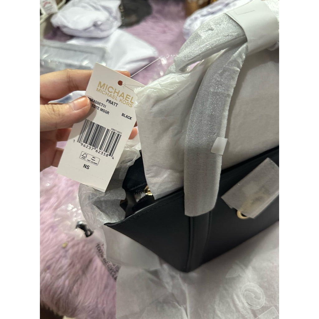 ORIG & IMPORTED MK Pratt Small Tote Bag black